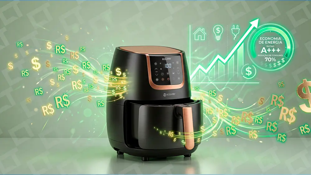 Arno é a air fryer mais econômica do Brasil com 15,45 kWh/mês