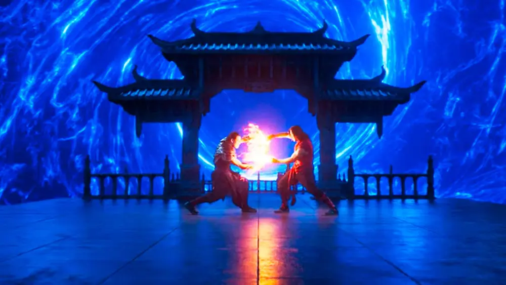 Mortal Kombat 2: Liu Kang vs Kung Lao no Portal Azul