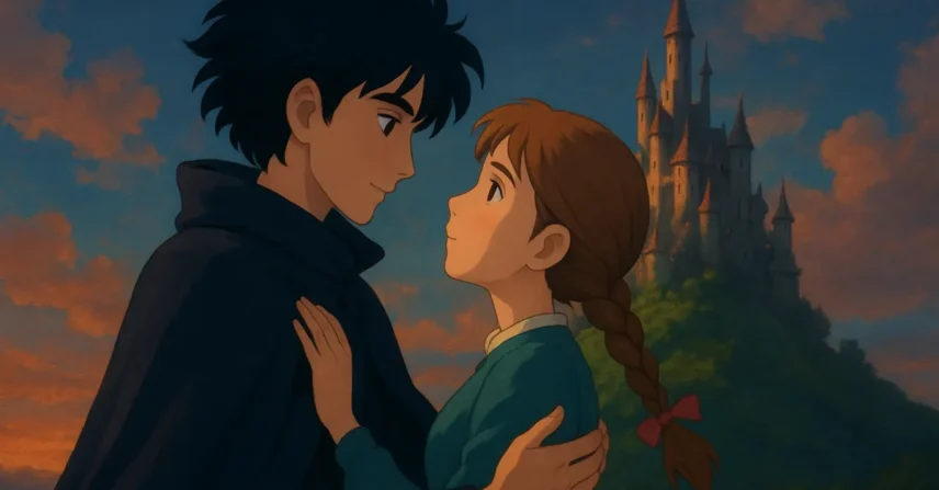 Castelo Animado: Romance mágico de Howl e Sophie de Miyazaki