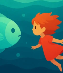 Ponyo: O amor mágico da menina peixe de Miyazaki no fundo do mar