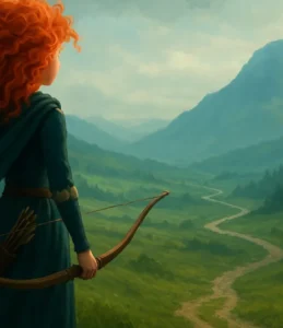 Valente: Merida e sua jornada rebelde na mágica Escócia