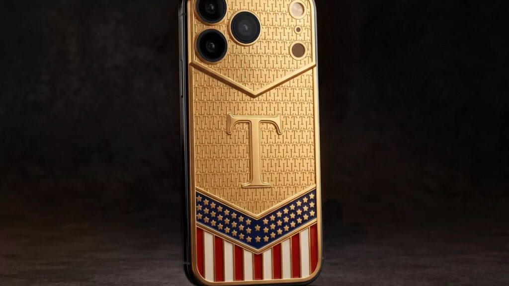 iPhone de ouro 24k rivaliza com T1 da Trump Mobile
