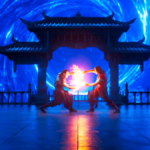 Mortal Kombat 2: Liu Kang vs Kung Lao no Portal Azul