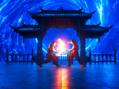 Mortal Kombat 2: Liu Kang vs Kung Lao no Portal Azul