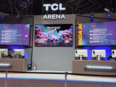 TCL lança monitores gamers Mini LED na gamescom 2026
