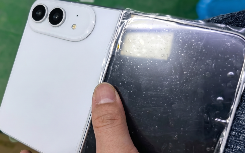 iPhone Fold branco aparece em novo vazamento