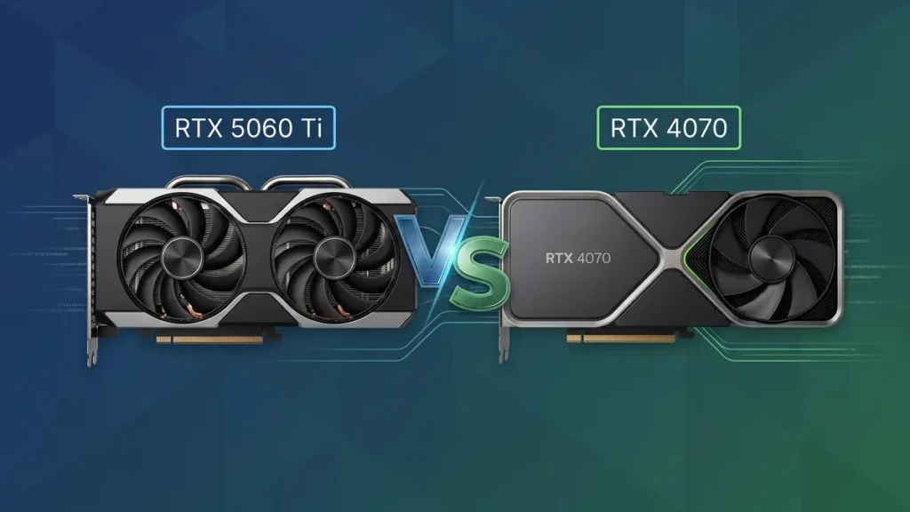 RTX 5060 Ti 16GB vs RTX 4070: Qual é a melhor?