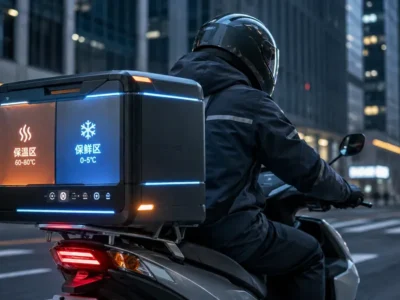 Caixa inteligente esquenta comida e mantém bebida gelada no delivery